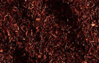 Close up of rooibos leaves, one of the hero ingredients in weDo's products